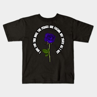 Roses Purple, Back Kids T-Shirt